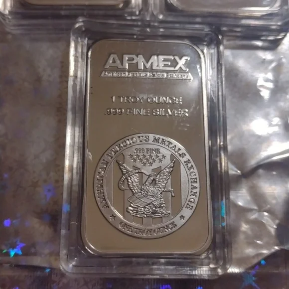 APMEX .999 Fine Silver Buillon Bars 3 - Picture 3 of 5